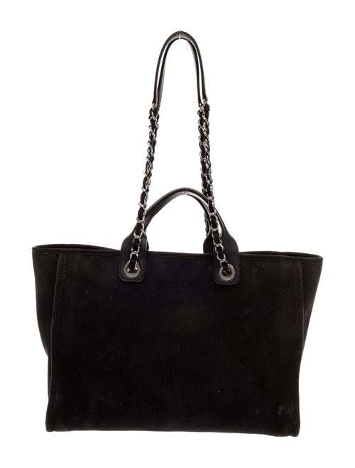 Chanel Medium Studded Deauville Shopping Bag