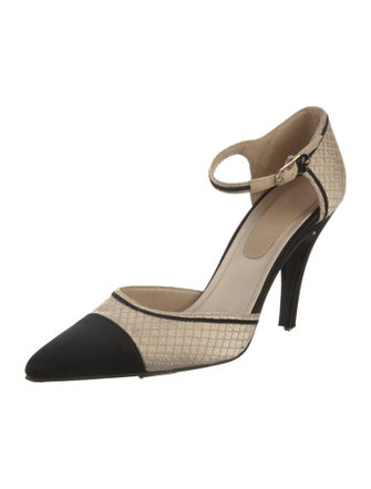 Chanel Interlocking CC Logo D'Orsay Pumps
