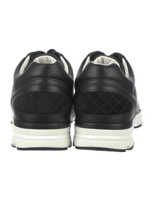 Chanel Interlocking CC Logo Leather Athletic Sneakers