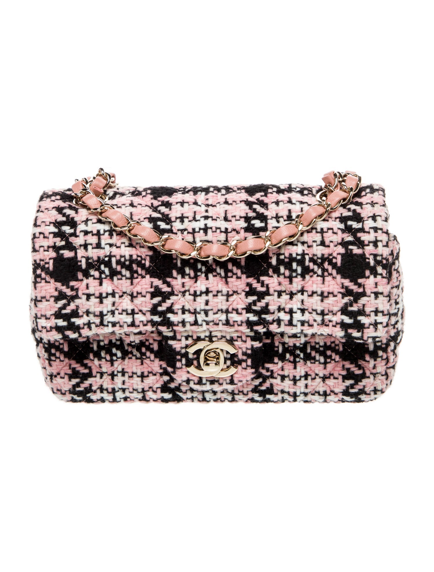 Chanel Classic Tweed Rectangular Mini Flap Bag