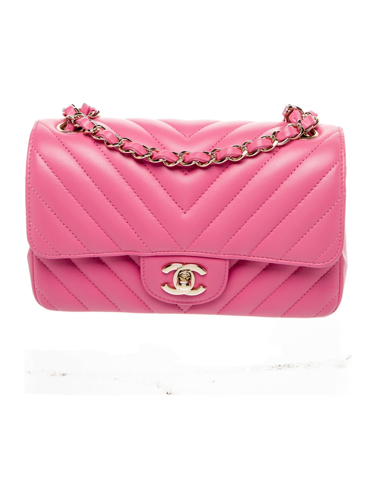 Chanel Rectangular Mini Chevron Flap Bag