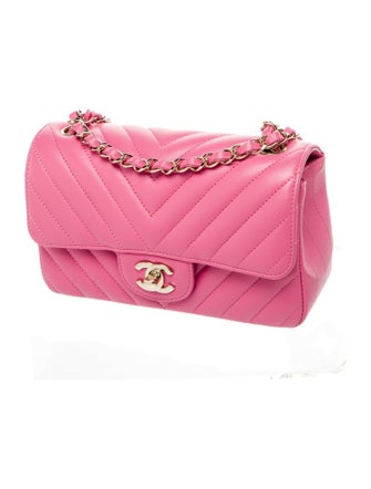 Chanel Rectangular Mini Chevron Flap Bag