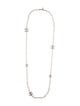 Chanel 2020 Faux Pearl & Strass CC Station Necklace