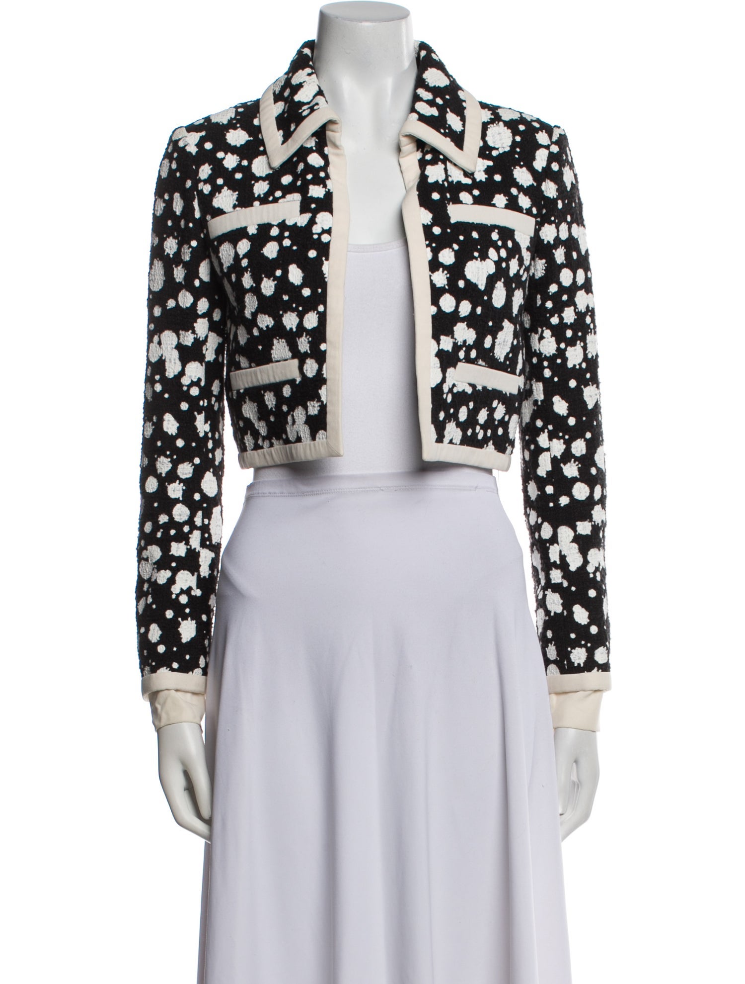 Chanel 2015 Polka Dot Print Bolero