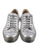 Chanel Interlocking CC Logo Leather Sneakers