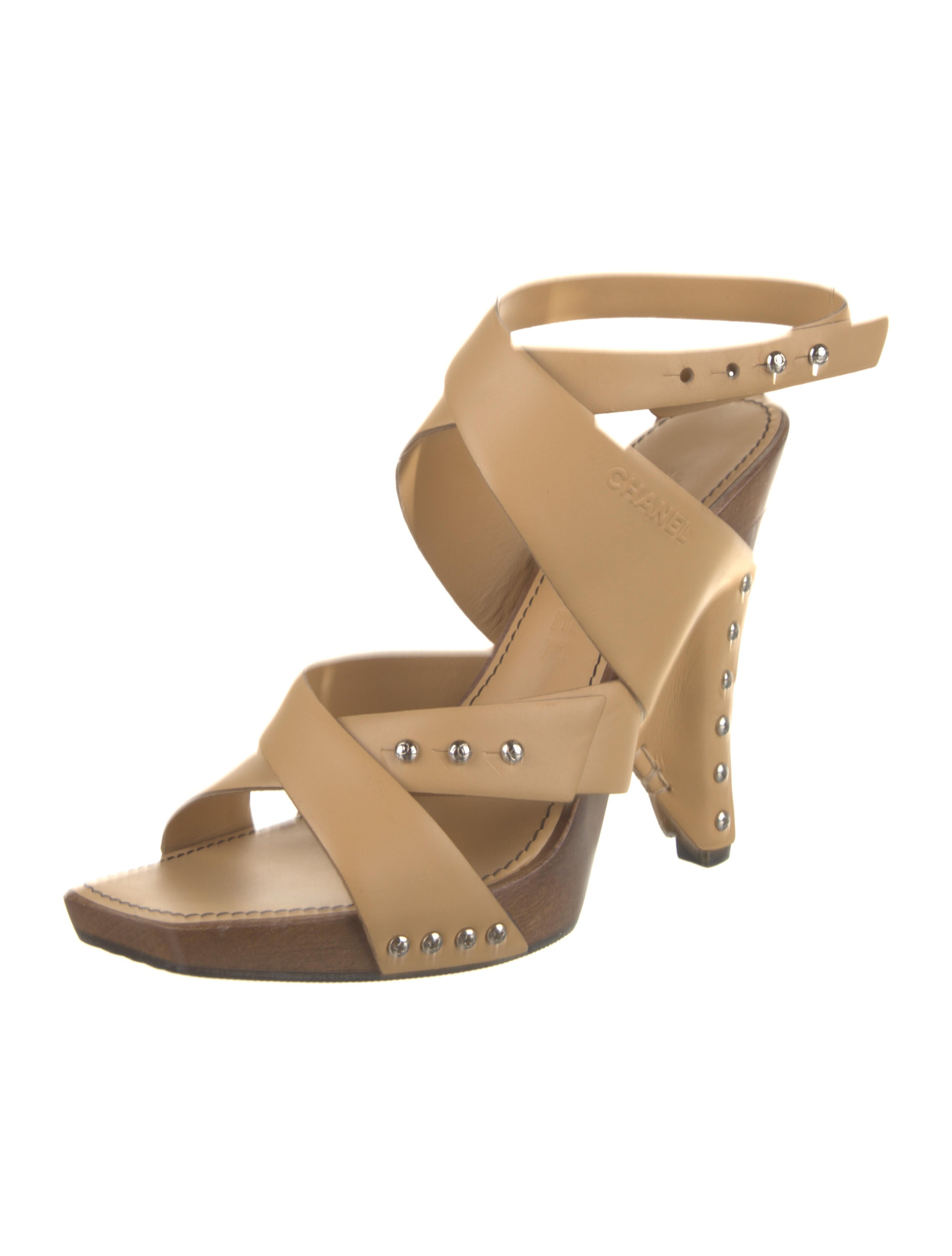 Chanel Vintage Leather Sandals