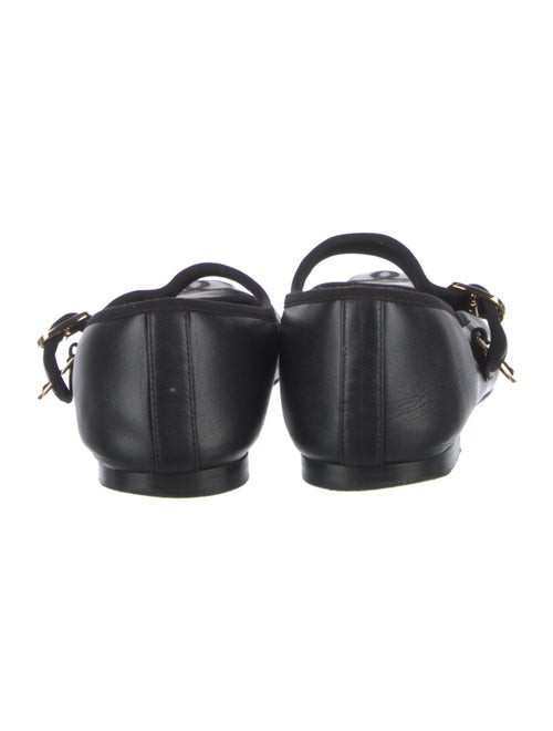 Chanel 2024 Interlocking CC Logo Mary Jane Flats