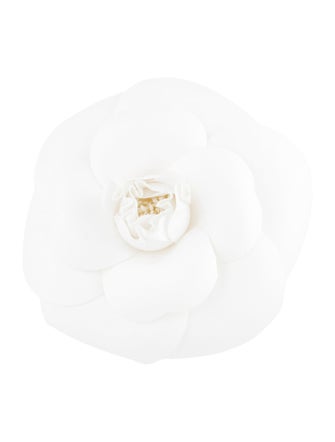 Chanel Fabric Camellia Brooch
