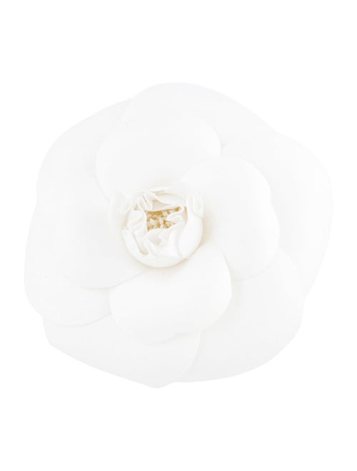 Chanel Fabric Camellia Brooch