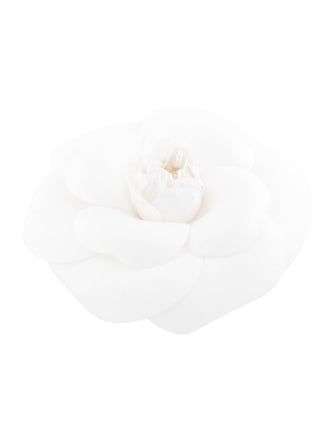 Chanel Fabric Camellia Brooch