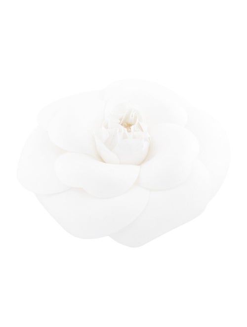 Chanel Fabric Camellia Brooch