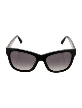 Chanel Interlocking CC Logo Wayfarer Sunglasses