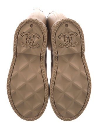 Chanel Interlocking CC Logo Rubber Rain Boots