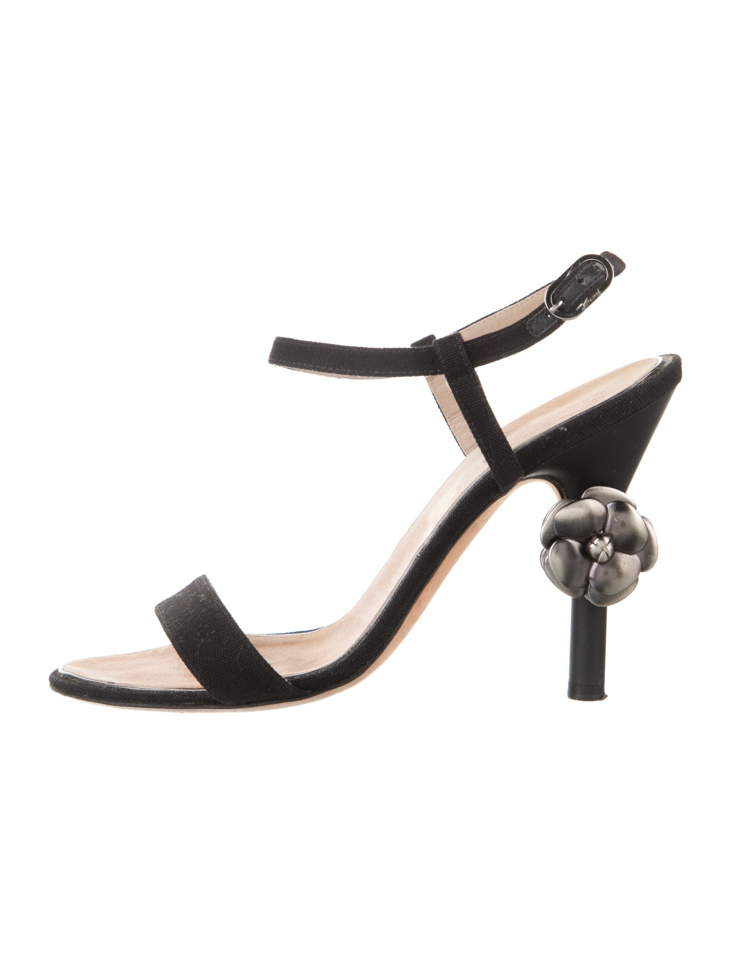 Chanel 2011 Interlocking CC Logo Sandals