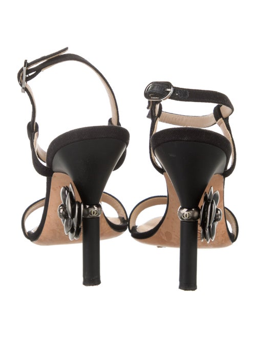 Chanel 2011 Interlocking CC Logo Sandals