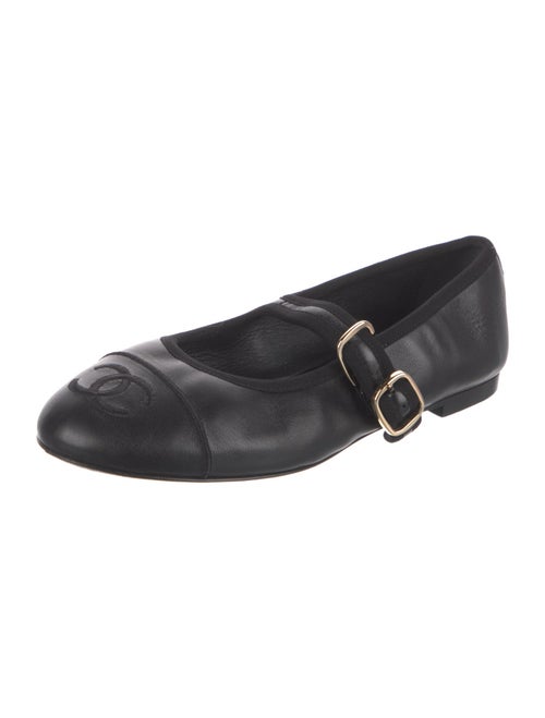 Chanel 2024 Interlocking CC Logo Flats