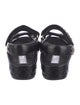 Chanel Interlocking CC Logo Leather Sandals