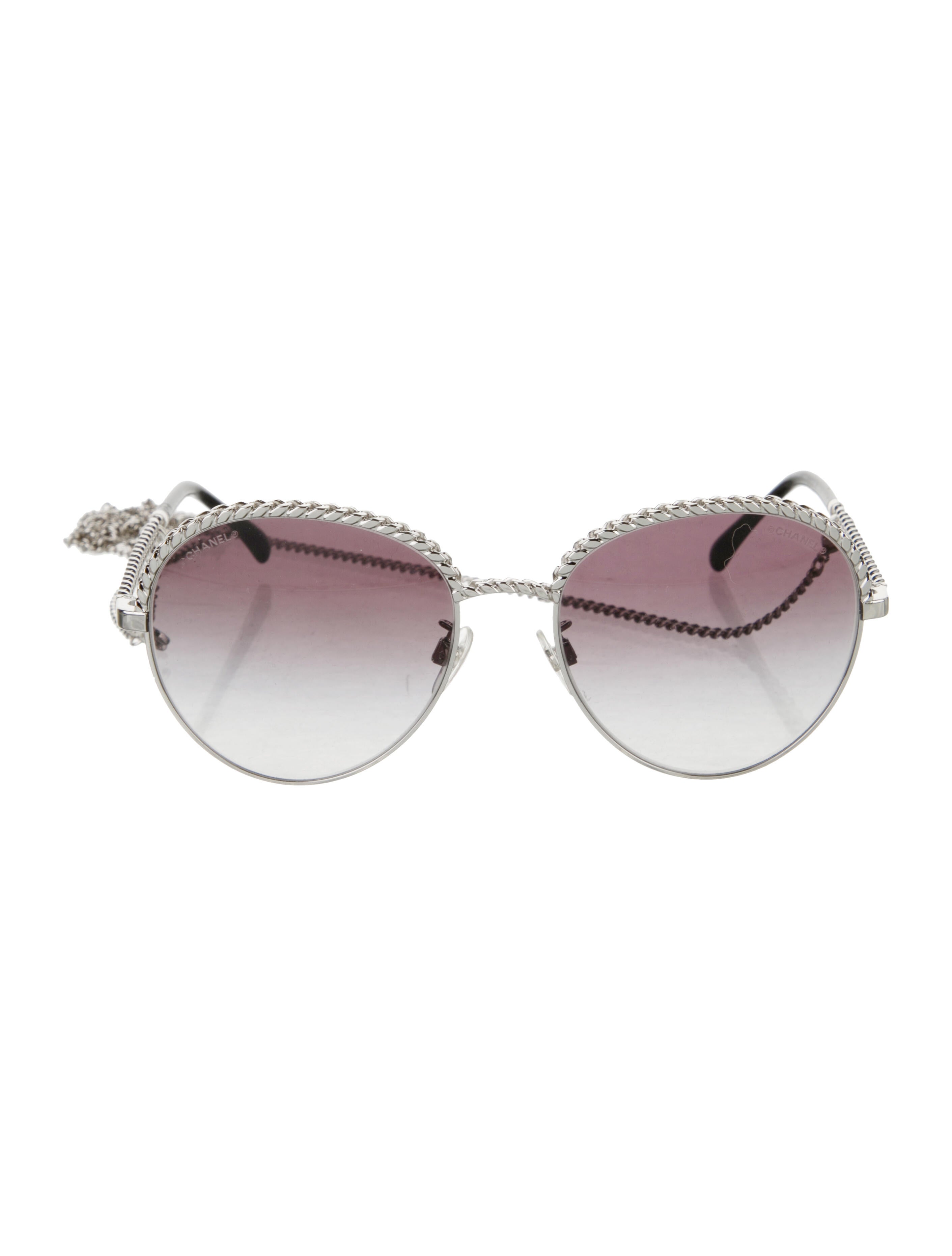 Chanel Interlocking CC Logo Aviator Sunglasses