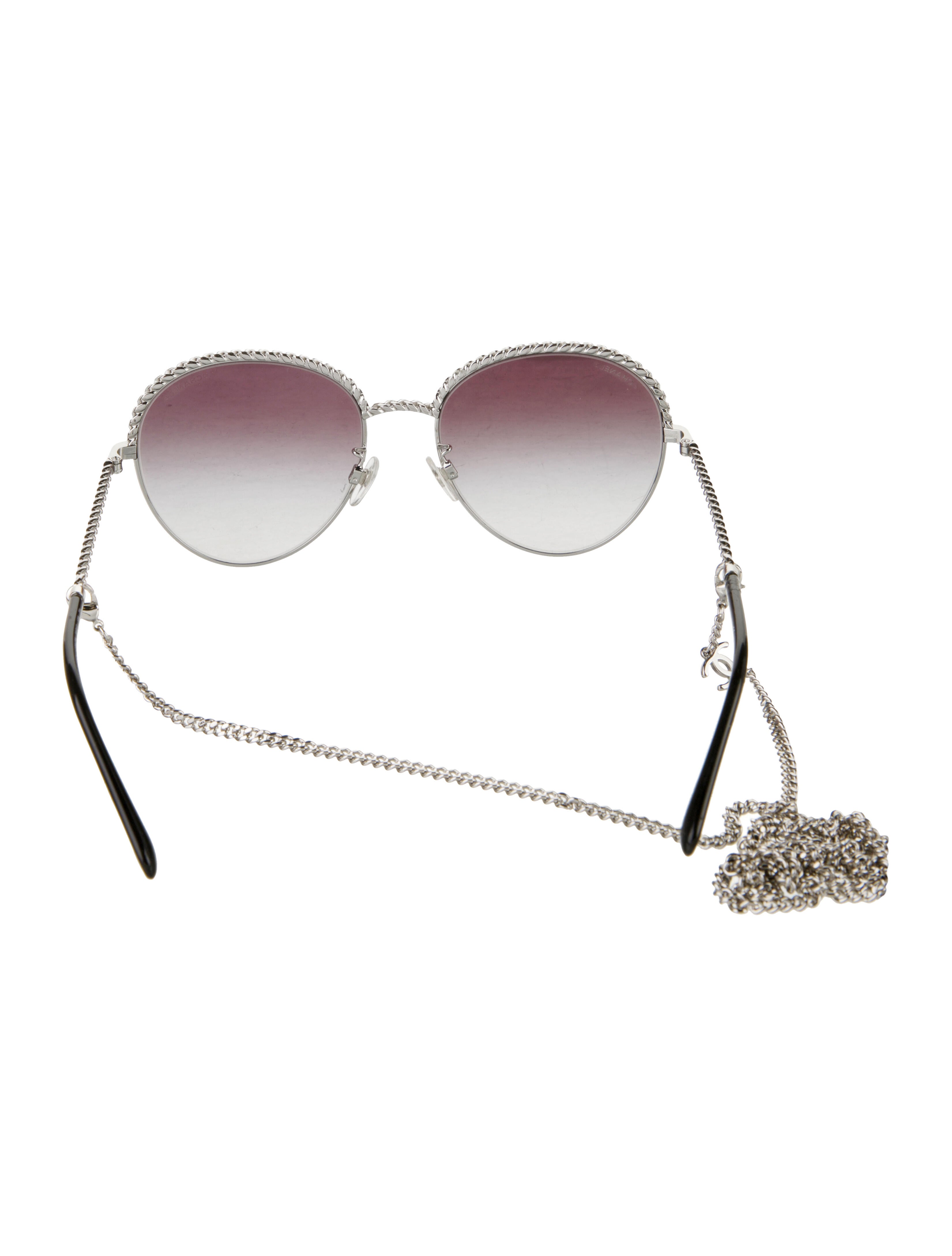 Chanel Interlocking CC Logo Aviator Sunglasses