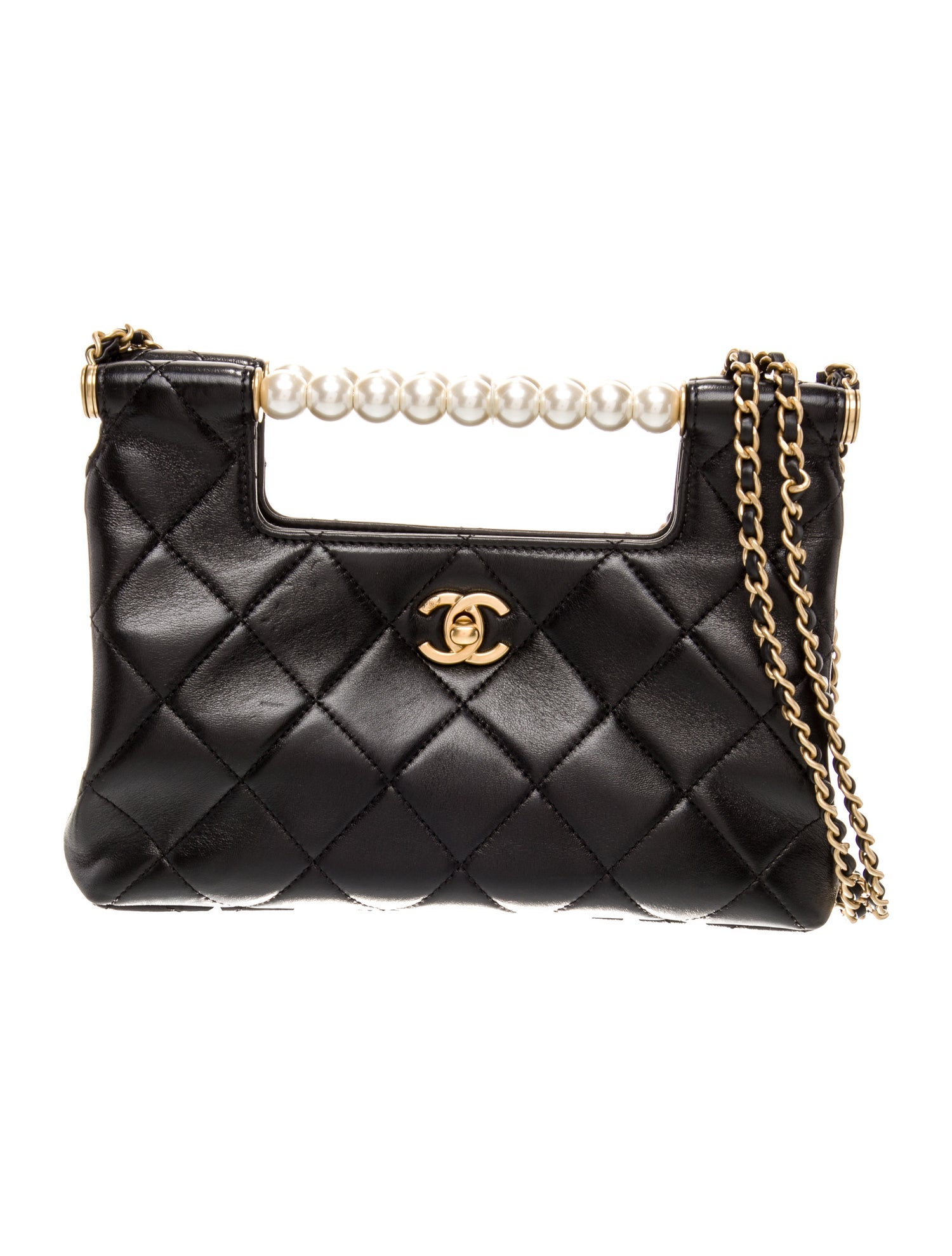 Chanel Pearl Handle Shopper