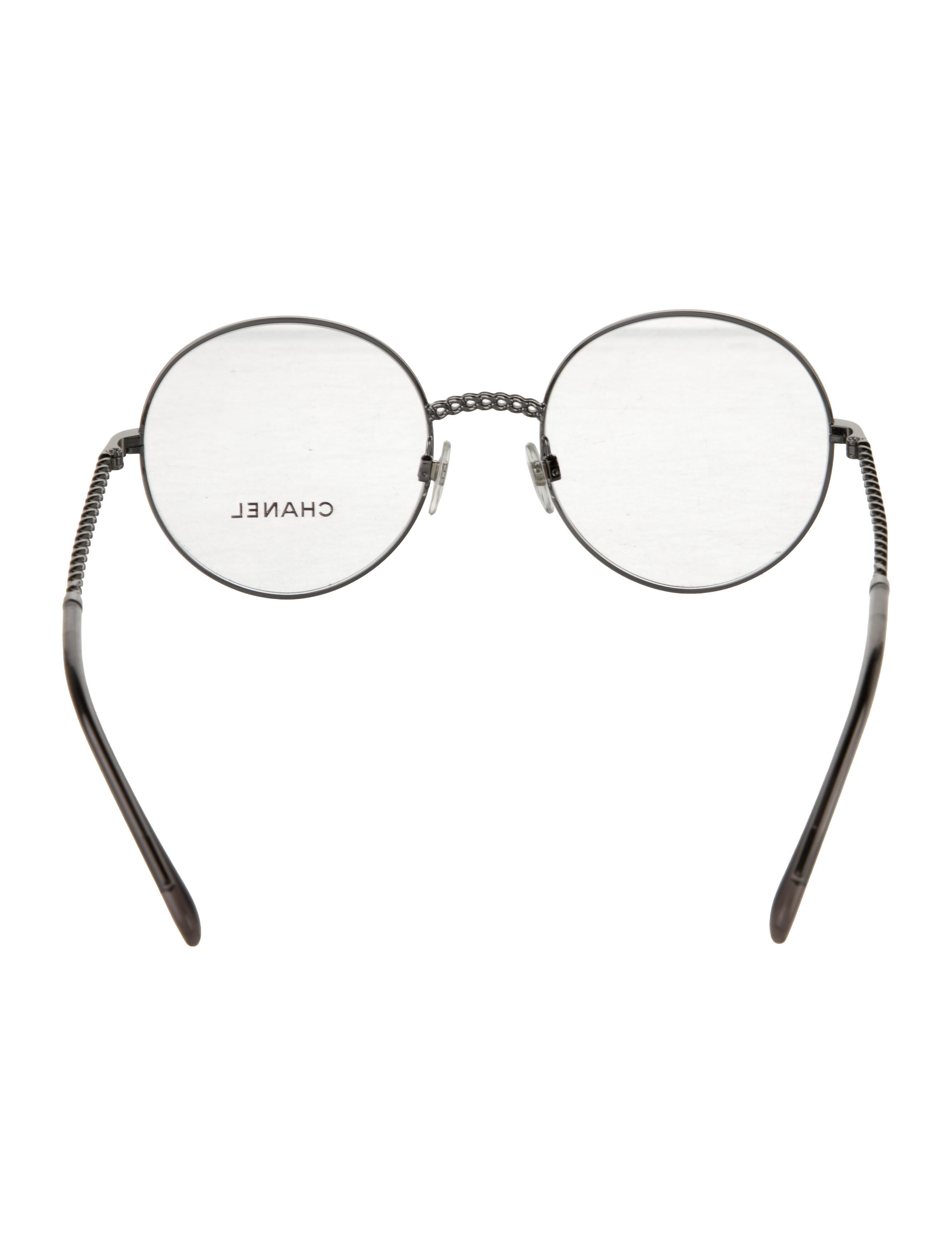 Chanel Interlocking CC Logo Round Eyeglasses