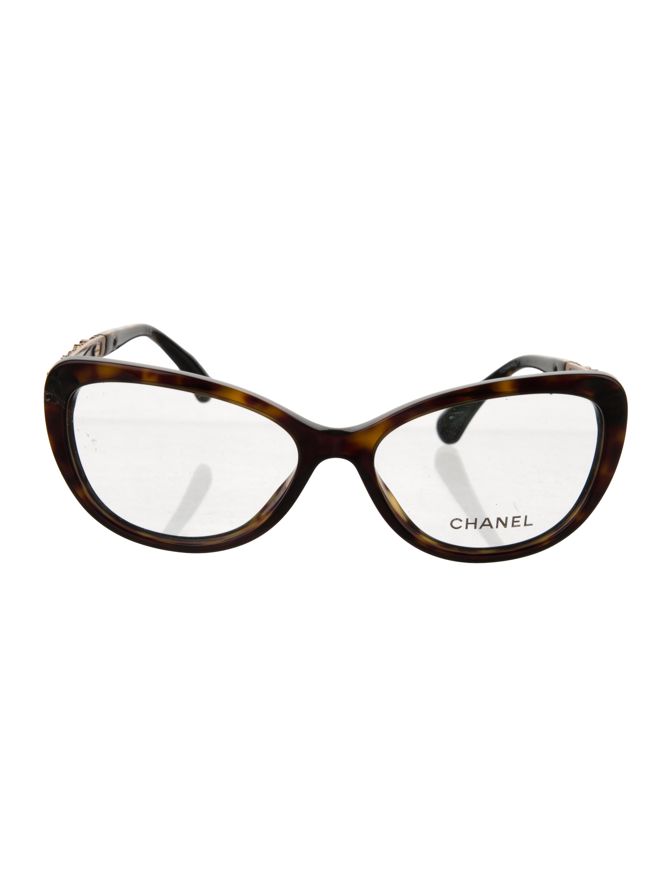 Chanel Interlocking CC Logo Cat-Eye Eyeglasses