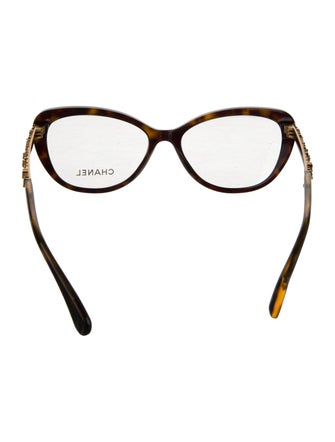 Chanel Interlocking CC Logo Cat-Eye Eyeglasses