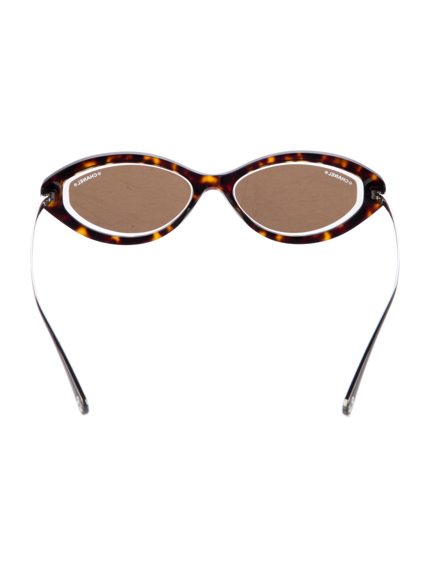 Chanel Interlocking CC Logo Round Sunglasses