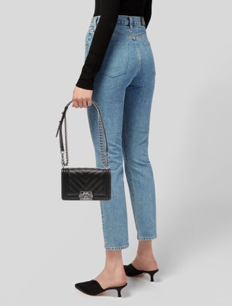 Chanel Small Chevron Boy Bag