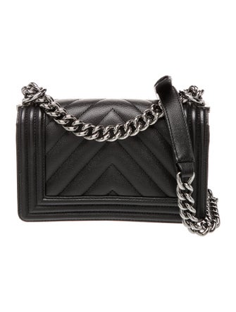 Chanel Small Chevron Boy Bag