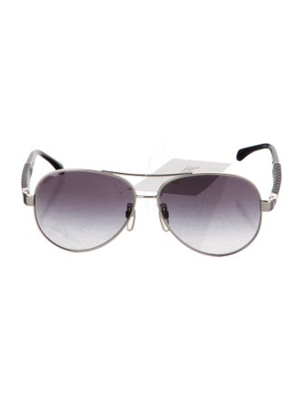Chanel Interlocking CC Logo Aviator Sunglasses