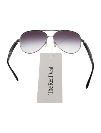 Chanel Interlocking CC Logo Aviator Sunglasses