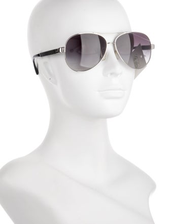 Chanel Interlocking CC Logo Aviator Sunglasses