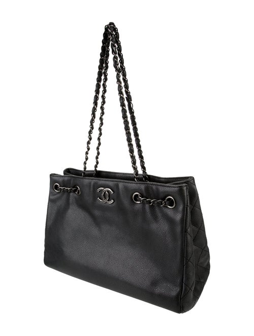 Chanel Medium Woven Chain Tote