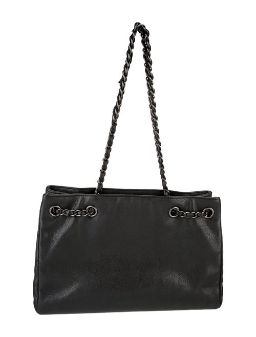 Chanel Medium Woven Chain Tote