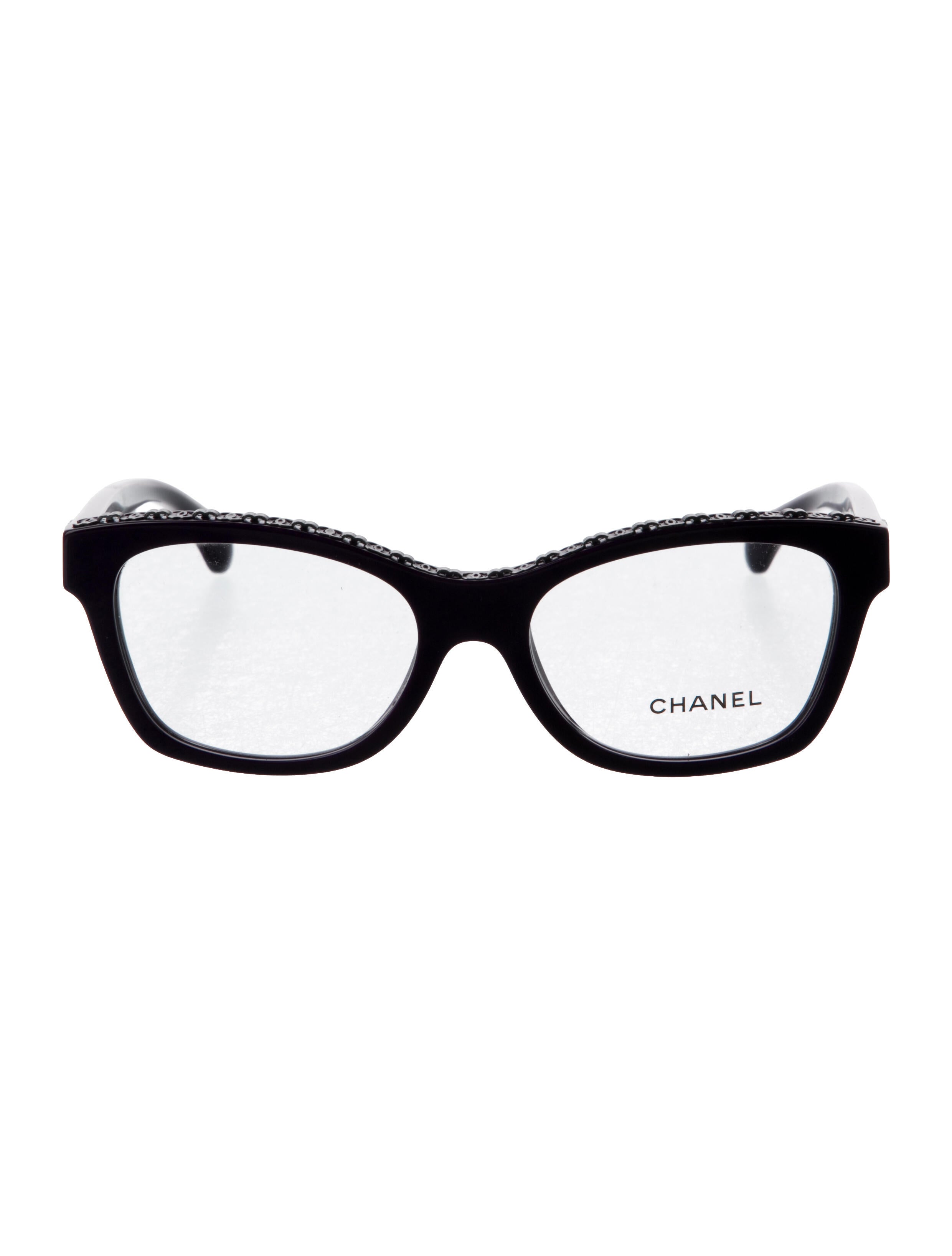 Chanel Butterfly Eyeglasses Interlocking CC Logo Eyeglasses