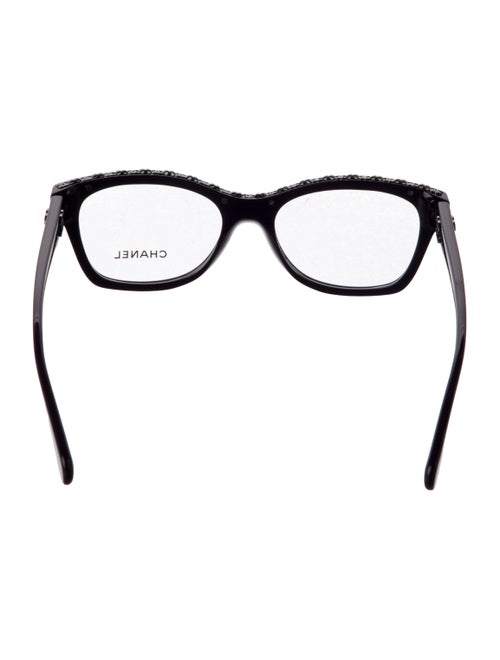 Chanel Butterfly Eyeglasses Interlocking CC Logo Eyeglasses