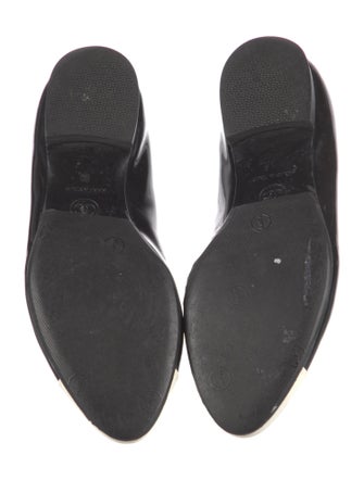 Chanel 2008 Interlocking CC Logo Flats