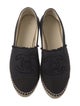 Chanel Interlocking CC Logo Canvas Espadrilles