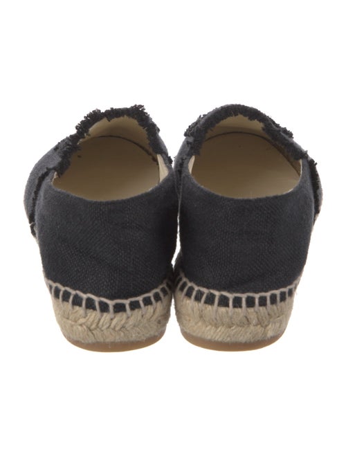 Chanel Interlocking CC Logo Canvas Espadrilles