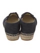 Chanel Interlocking CC Logo Canvas Espadrilles