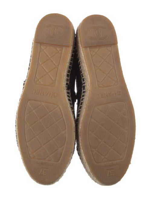Chanel Interlocking CC Logo Canvas Espadrilles