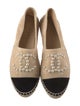 Chanel Interlocking CC Logo Suede Espadrilles