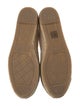 Chanel Interlocking CC Logo Suede Espadrilles