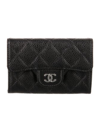 Chanel 2022 Interlocking CC Logo Trifold Wallet