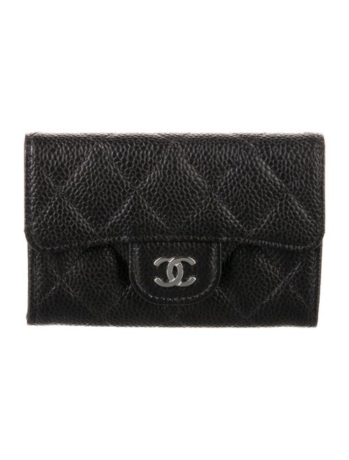 Chanel 2022 Interlocking CC Logo Trifold Wallet