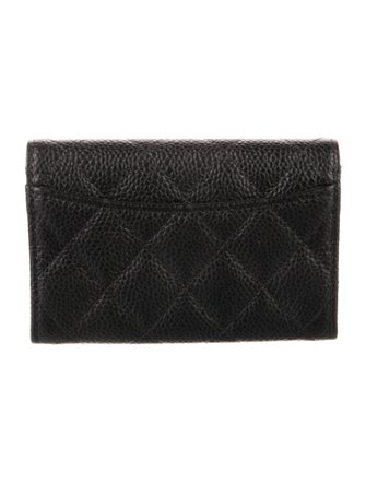 Chanel 2022 Interlocking CC Logo Trifold Wallet
