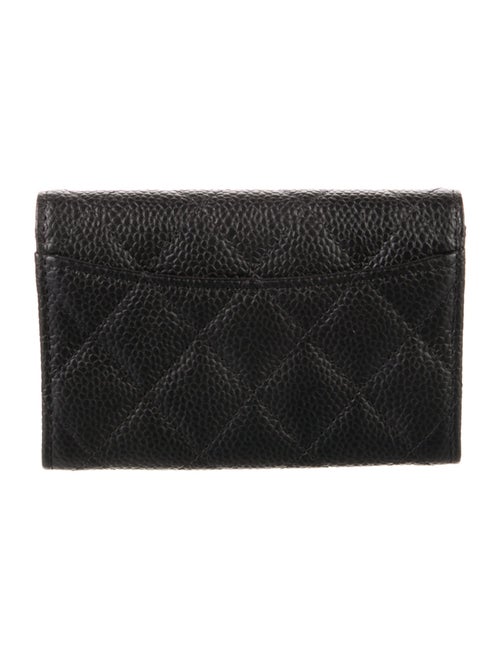 Chanel 2022 Interlocking CC Logo Trifold Wallet