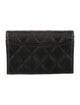 Chanel 2022 Interlocking CC Logo Trifold Wallet