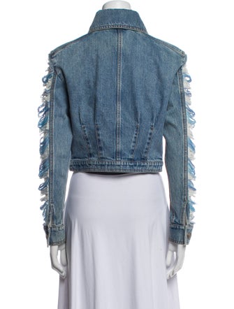 Chanel 2019 Printed Denim Jacket